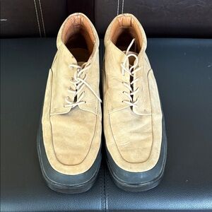 FUBU Tan and Black Chukka Boots